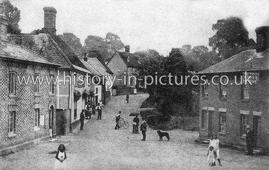 The White Horse Public House and Village, Ashdon, Essex. c.1906